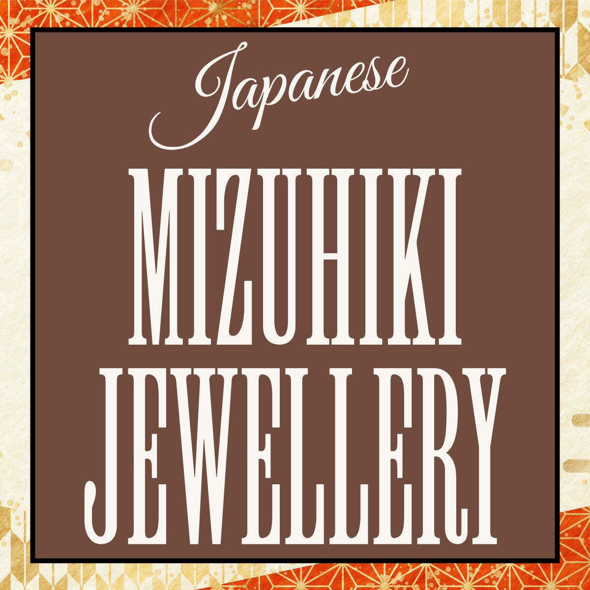 Japanischer Mizuhiki Schmuck