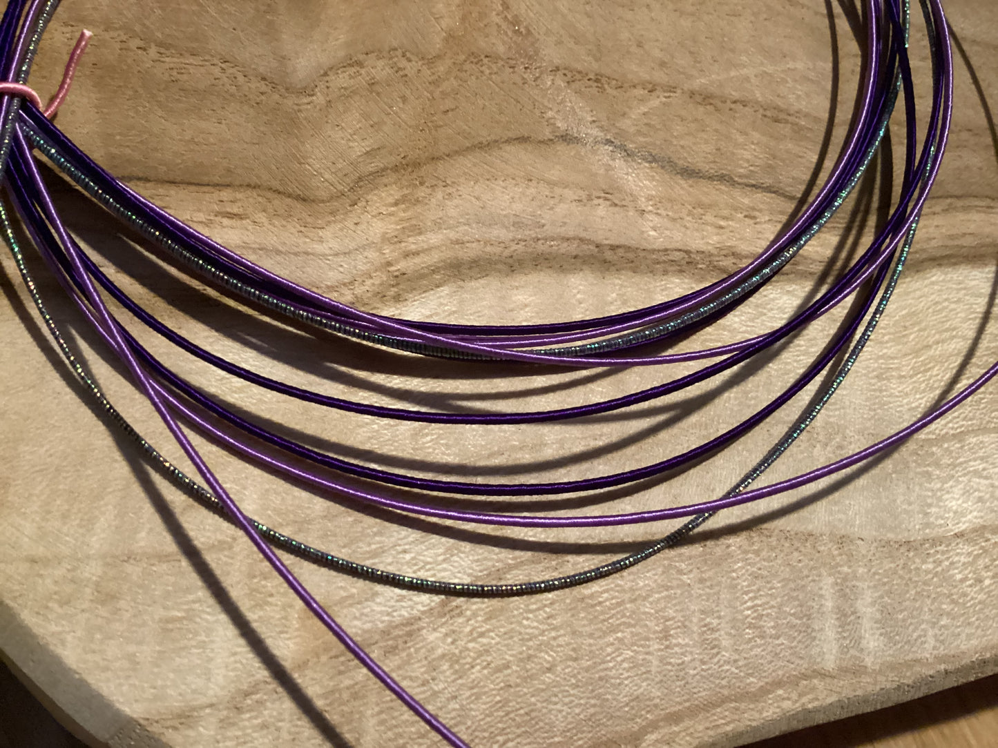 Mizuhiki cord set: purple