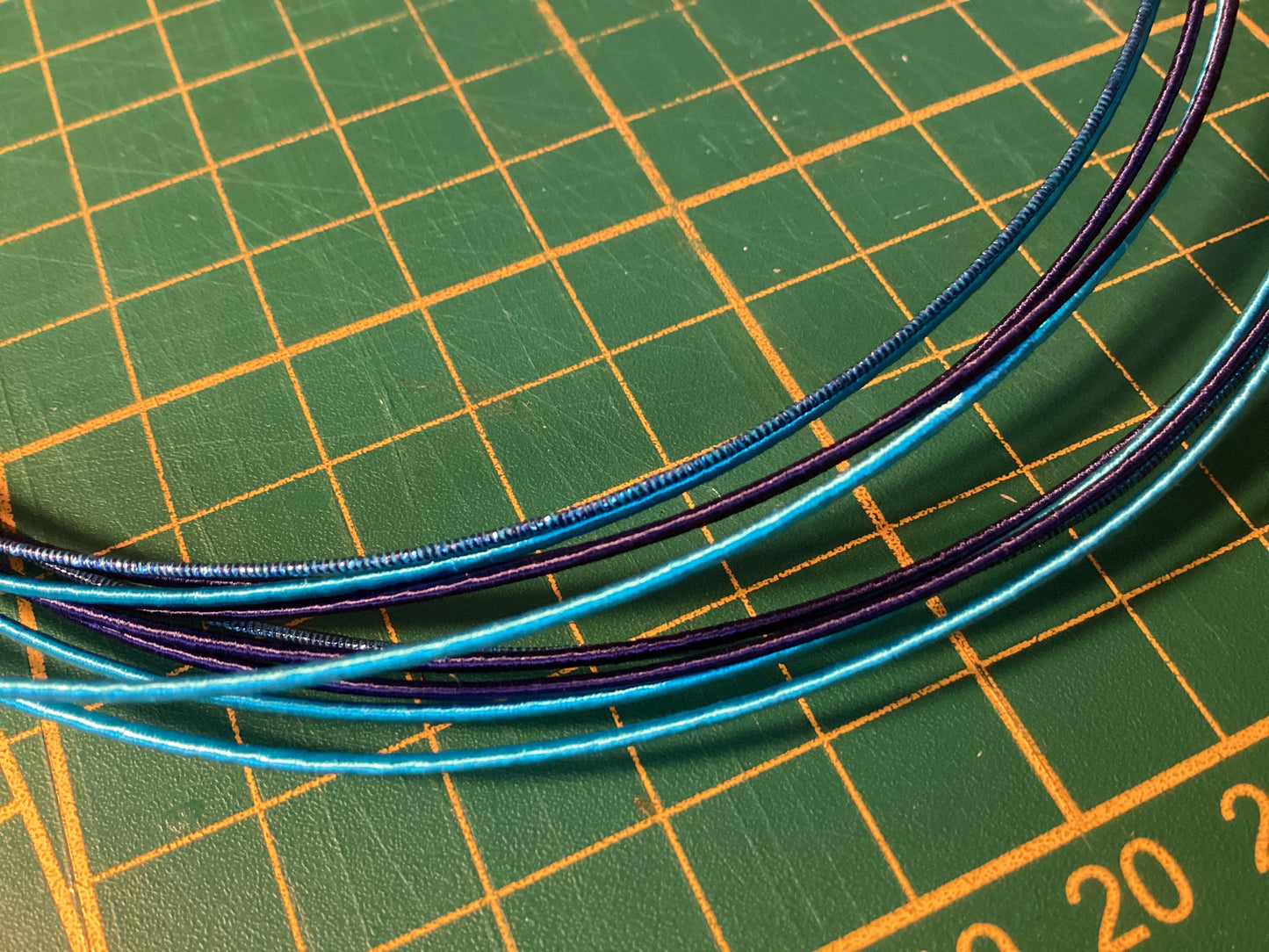 Mizuhiki-Kordel set: Blau