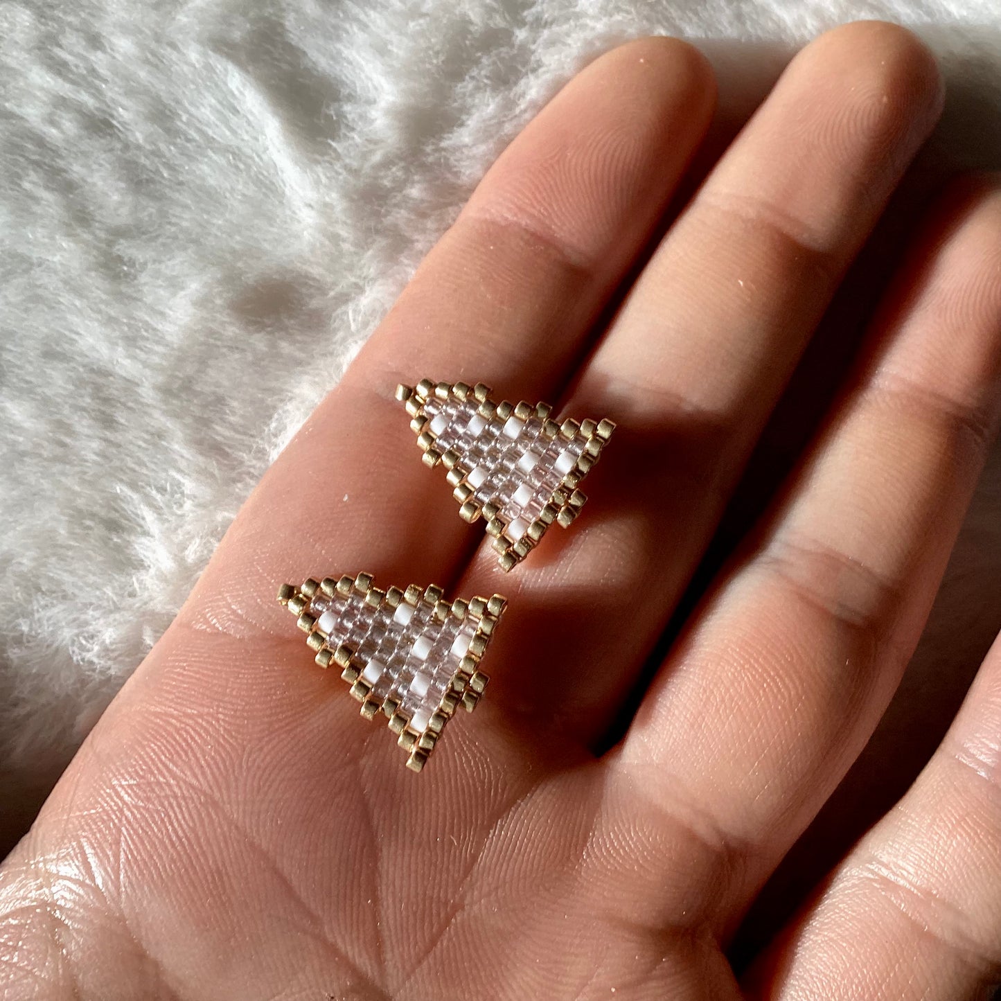 Tannenbaum-Motiv Perlenohrstecker für stilvolle Weihnachten