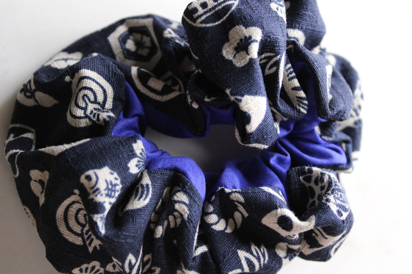 Scrunchie with Japanese pattern
