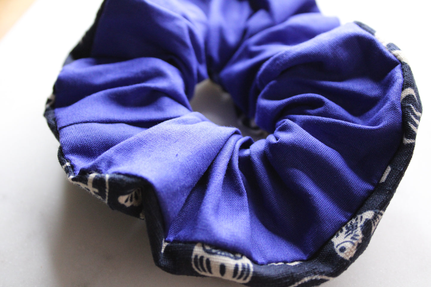 Scrunchie with Japanese pattern