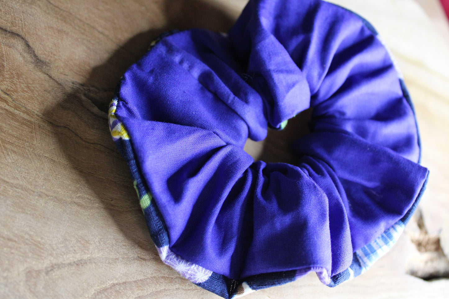 Scrunchie with Japanese rabbit pattern