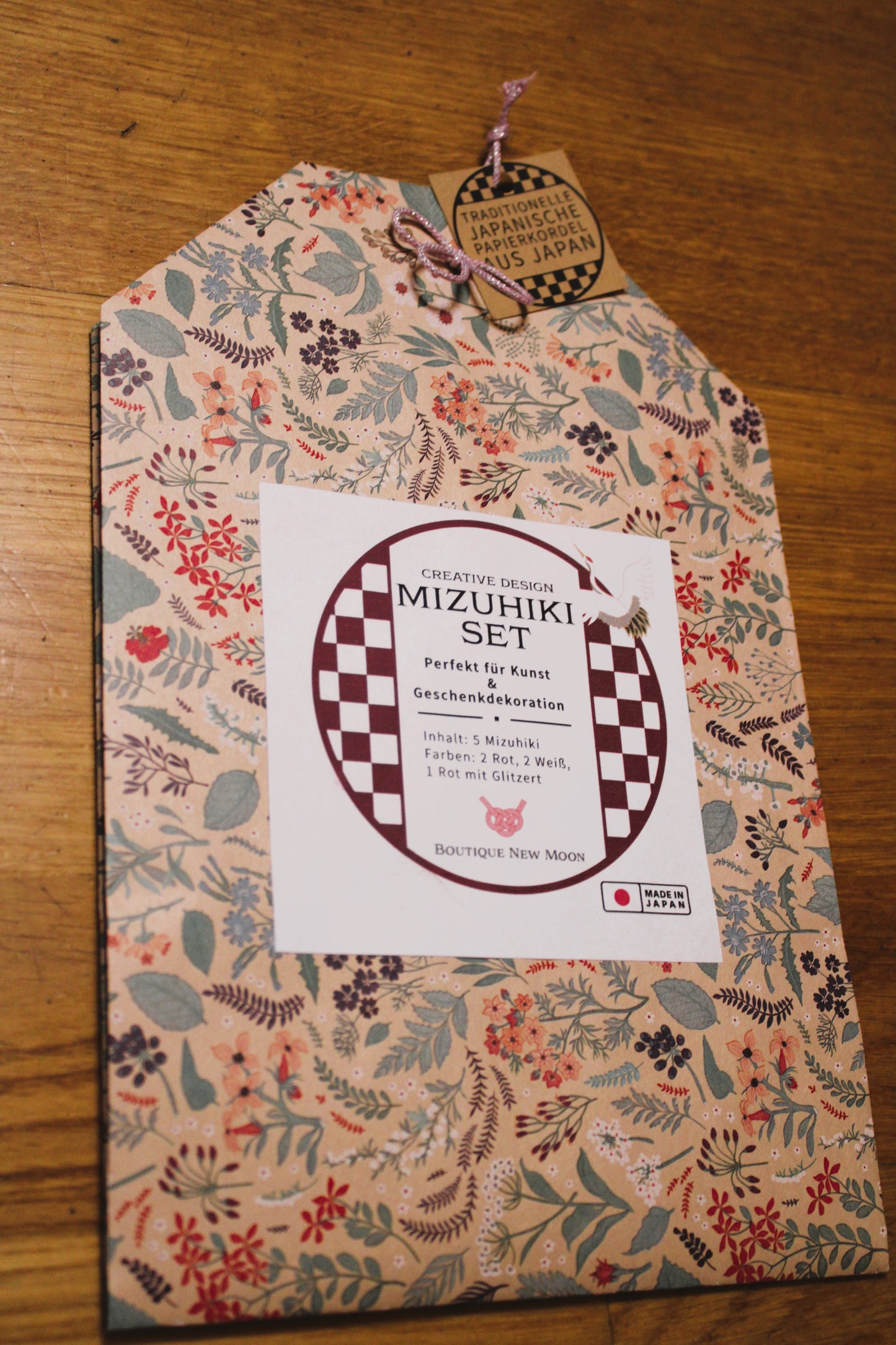 Mizuhiki-Kordel set: Rot