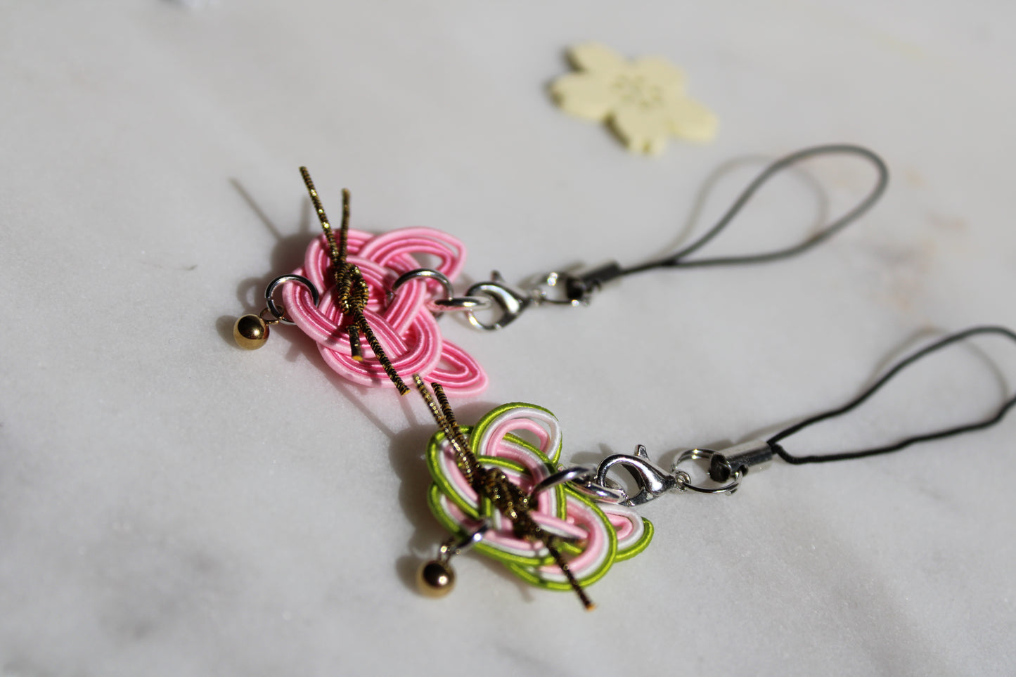 Mizuhiki Cat Pendant | Spring Collection