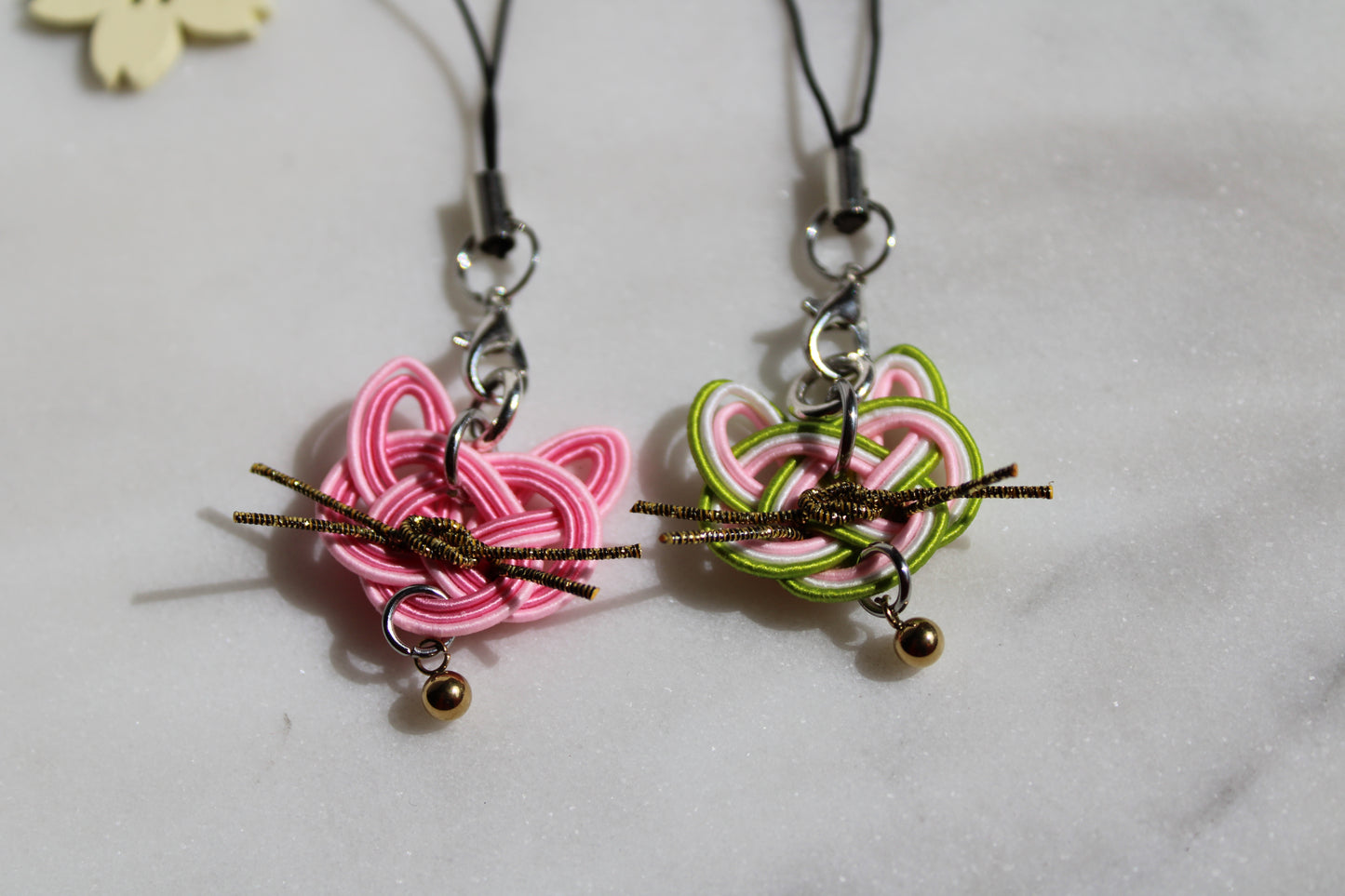 Mizuhiki Cat Pendant | Spring Collection