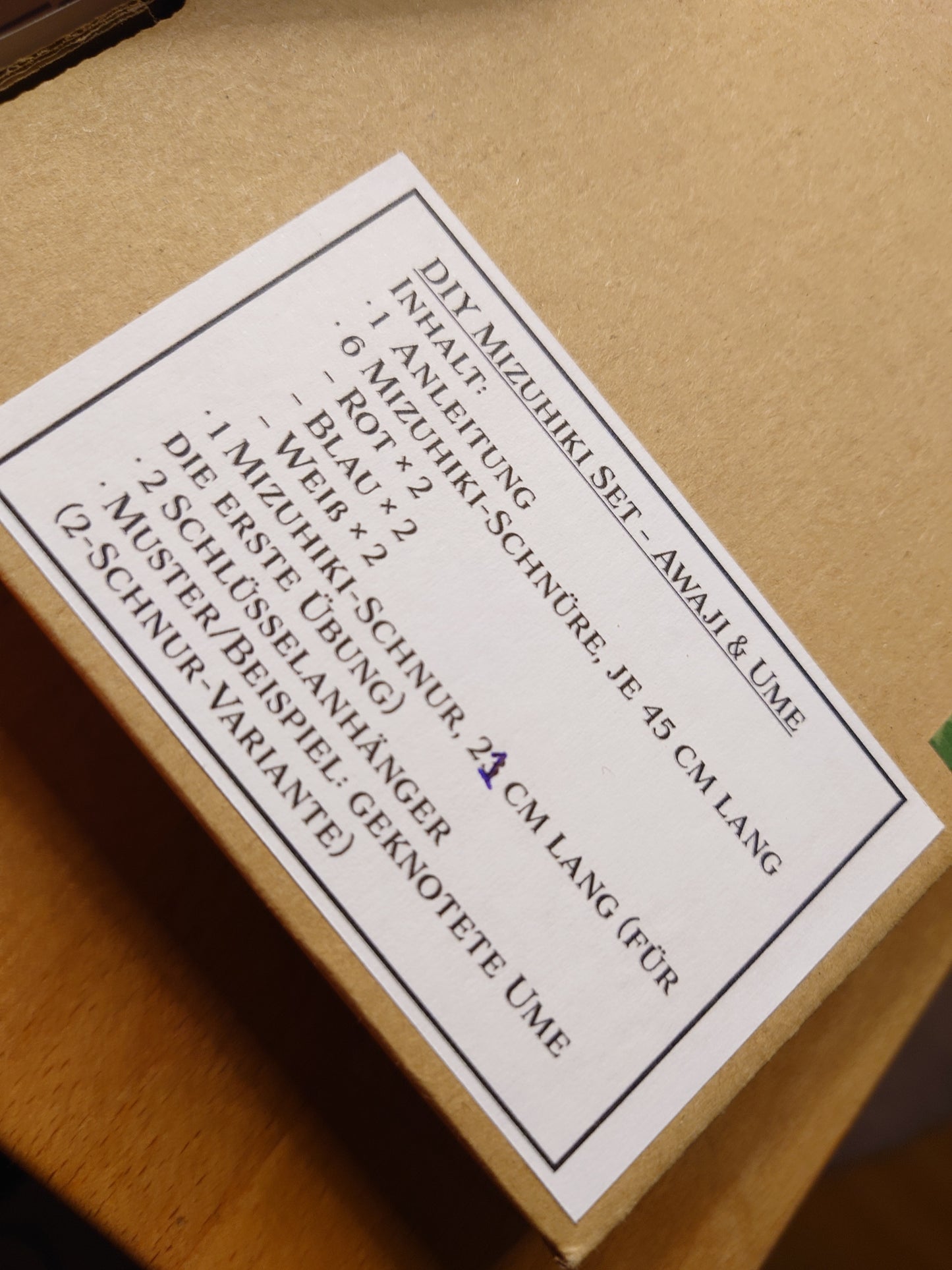 DIY Mizuhiki Set :Awaji &amp; Ume Knots